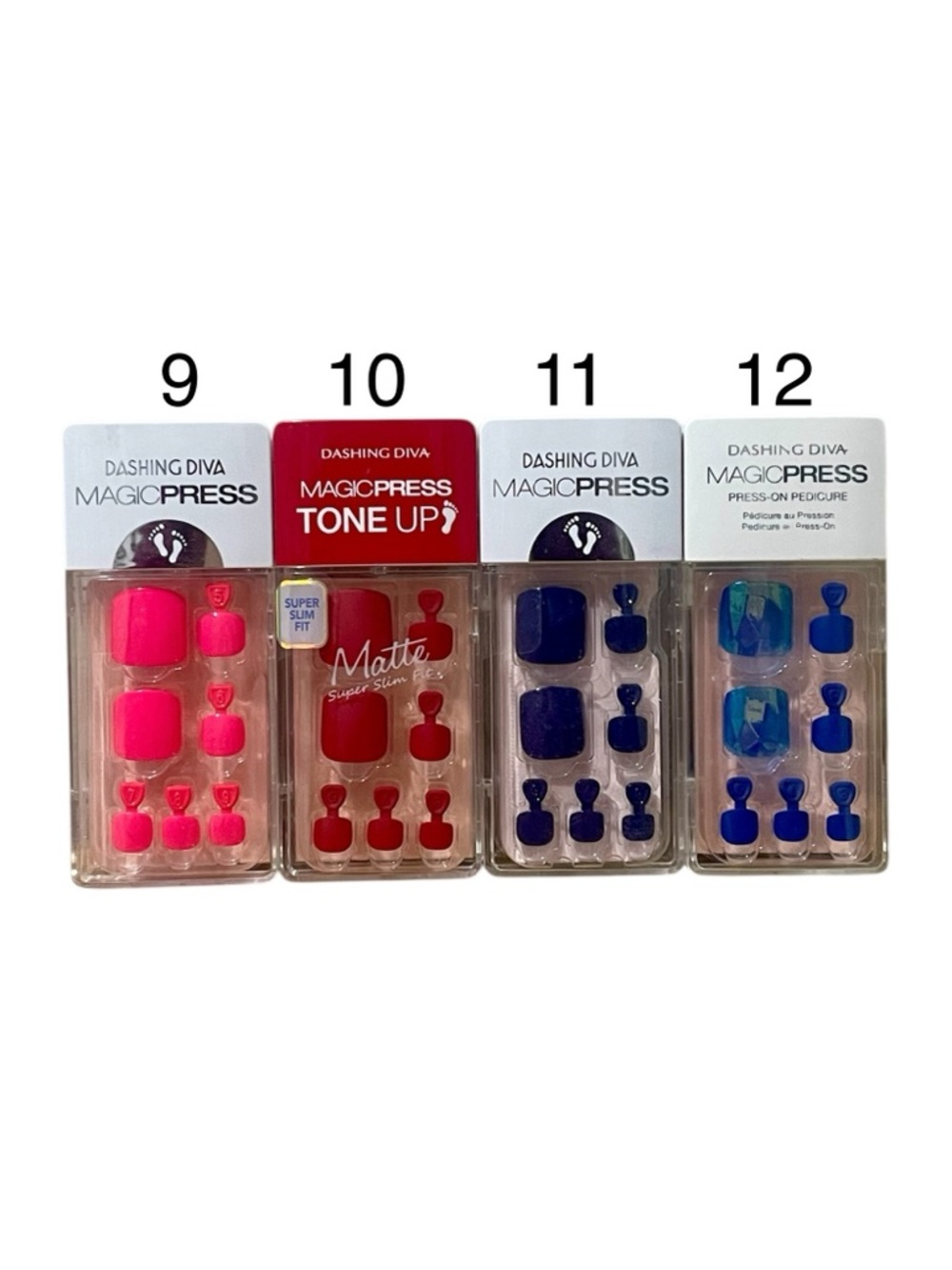 Dashing Diva Press-On Pedicure Sets - CHOOSE YOUR DESIGN- $14 Each or 2 for $25 - Picture 4 of 5